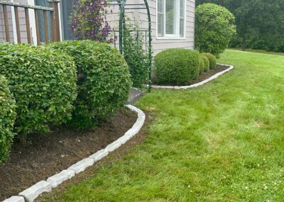 Belgium Block Edging in Connecticut by Arnold's Masonry and Construction