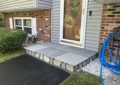 Stone Steps Masonry Repair Project in Torrington, CT by Arnold's Masonry and Construction